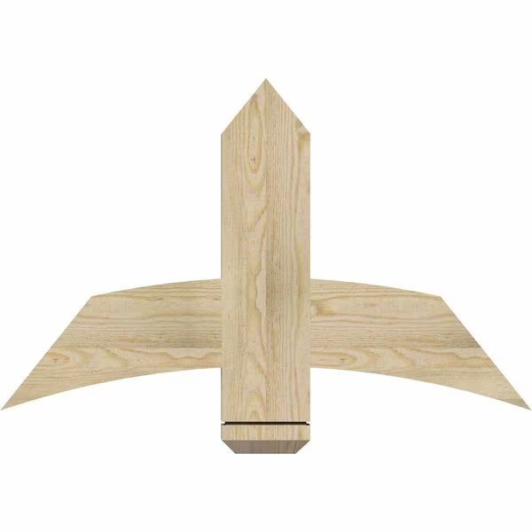 Bellingham Rough Sawn Timber Gable Bracket, Douglas Fir, 36